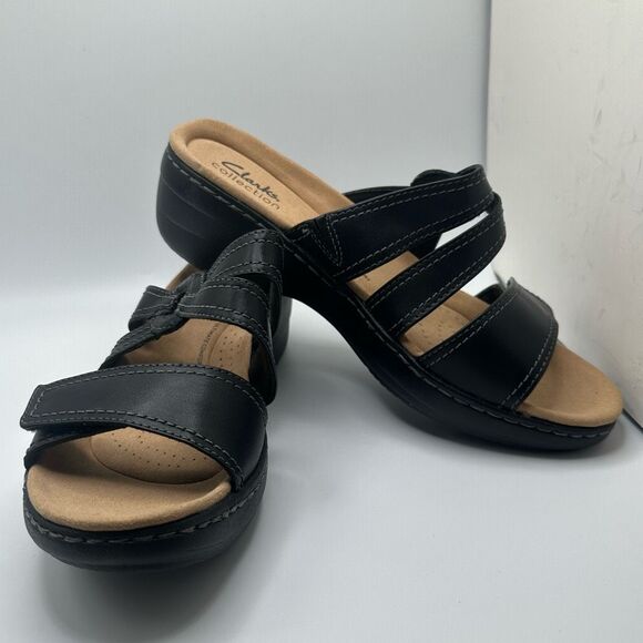 Clarks Merliah Coral Sandal 9 BLACK - Picture 7 of 8